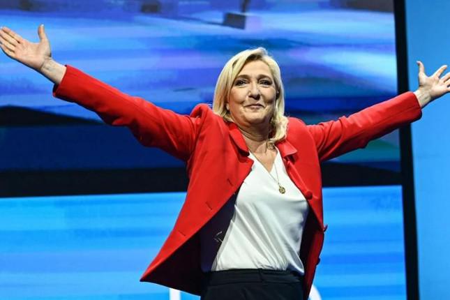 Bà Le Pen thừa nhận thất bại, nhưng ca ngợi kết quả bầu cử lần này là “chiến thắng rực rỡ”. (Ảnh: Getty)