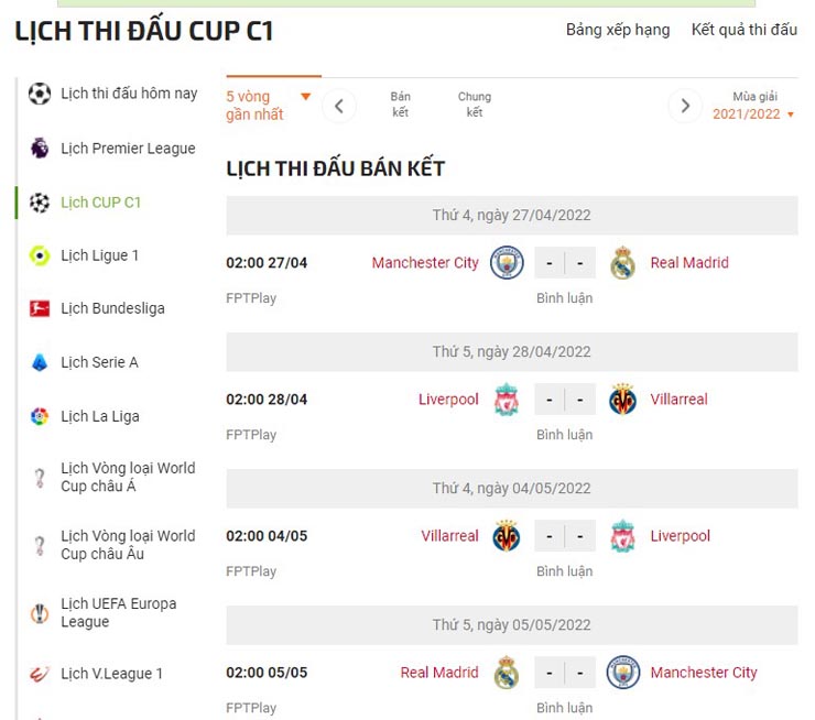 Đỉnh cao bán kết Cúp C1: Man City tất tay đấu Real Madrid, Liverpool mơ &#34;ăn 4&#34; - 4