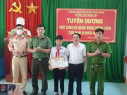 Tin tức trong ngày - Khen thưởng nam sinh lớp 8 lao từ nhà ra kênh cứu sống 2 em nhỏ đuối nước