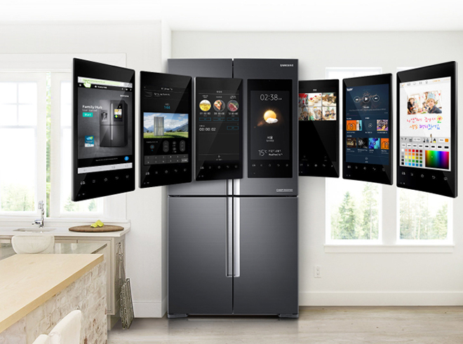 Tủ lạnh Samsung.