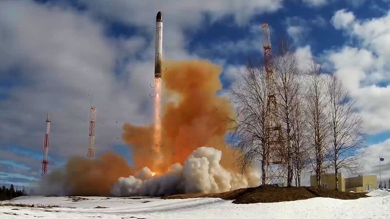 Nga phóng tên lửa đạn đạo liên lục địa RS-28 Sarmat vào ngày 21.4.