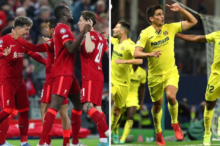 Liverpool (áo đỏ) được đánh giá cao hơn Villarreal