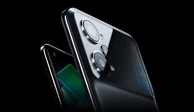 Oppo K10 Pro màu đen.