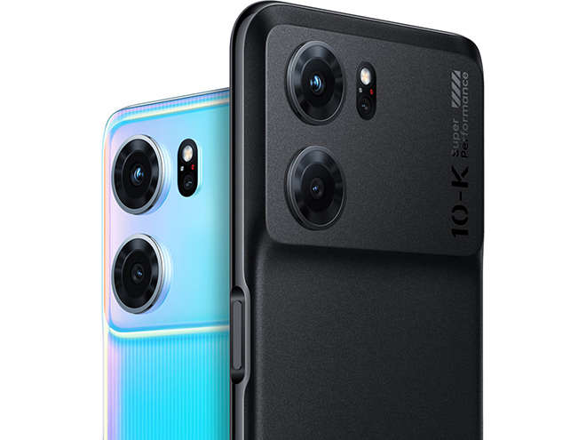 Cận cảnh camera sau của&nbsp;Oppo K10 5G.