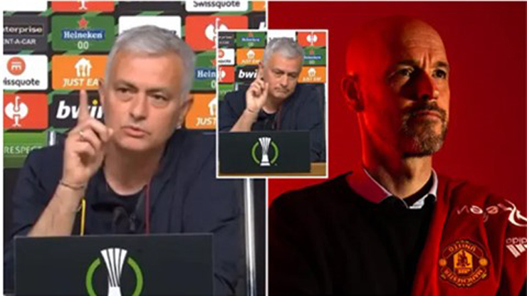 Mourinho "cạn lời" khi được yêu cầu đưa ra lời khuyên&nbsp;dành cho Ten Hag