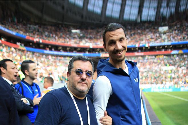 Nhờ Mino Raiola, Zlatan Ibrahimovic đã tận hưởng sự nghiệp kéo dài hơn 2 thập kỷ. (Ảnh: Getty Images)