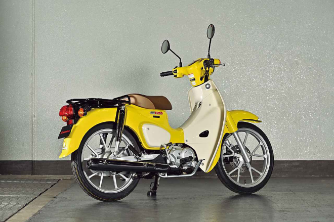 Đẹp phát mê huyền thoại Honda Super Cub bản màu vàng mới đét - 3