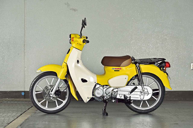 Đẹp phát mê huyền thoại Honda Super Cub bản màu vàng mới đét - 4