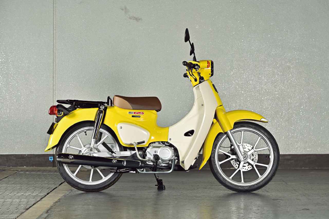 Đẹp phát mê huyền thoại Honda Super Cub bản màu vàng mới đét - 5