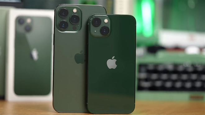 iPhone 13 và iPhone 13 Pro Xanh lục.