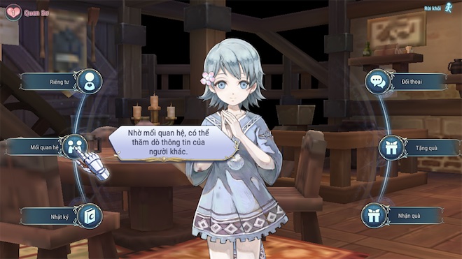 Xây dựng các mối quan hệ trong game để thăm dò người chơi khác.