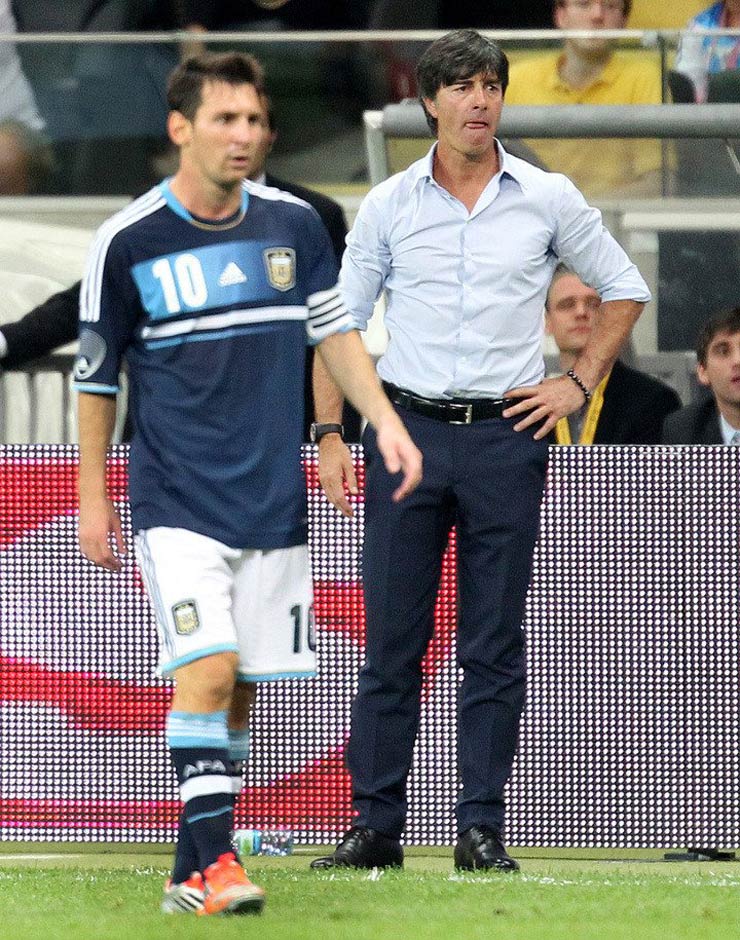 Lionel Messi và ĐT Argentina từng hụt chức vô địch World Cup 2014 vì thua 0-1 trước ĐT Đức của HLV Joachim Low trong hiệp phụ trận chung kết tại Brazil