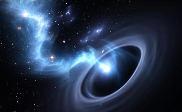 Từng có lý thuyết rằng những gì bị hút vào lỗ đen có thể sẽ được "nhả" ra ở một nơi nào đó trong vũ trụ, ở một thời điểm nào đó trong tương lai, kiểu như vượt không gian thời gian vậy. Ảnh: Shutterstock.