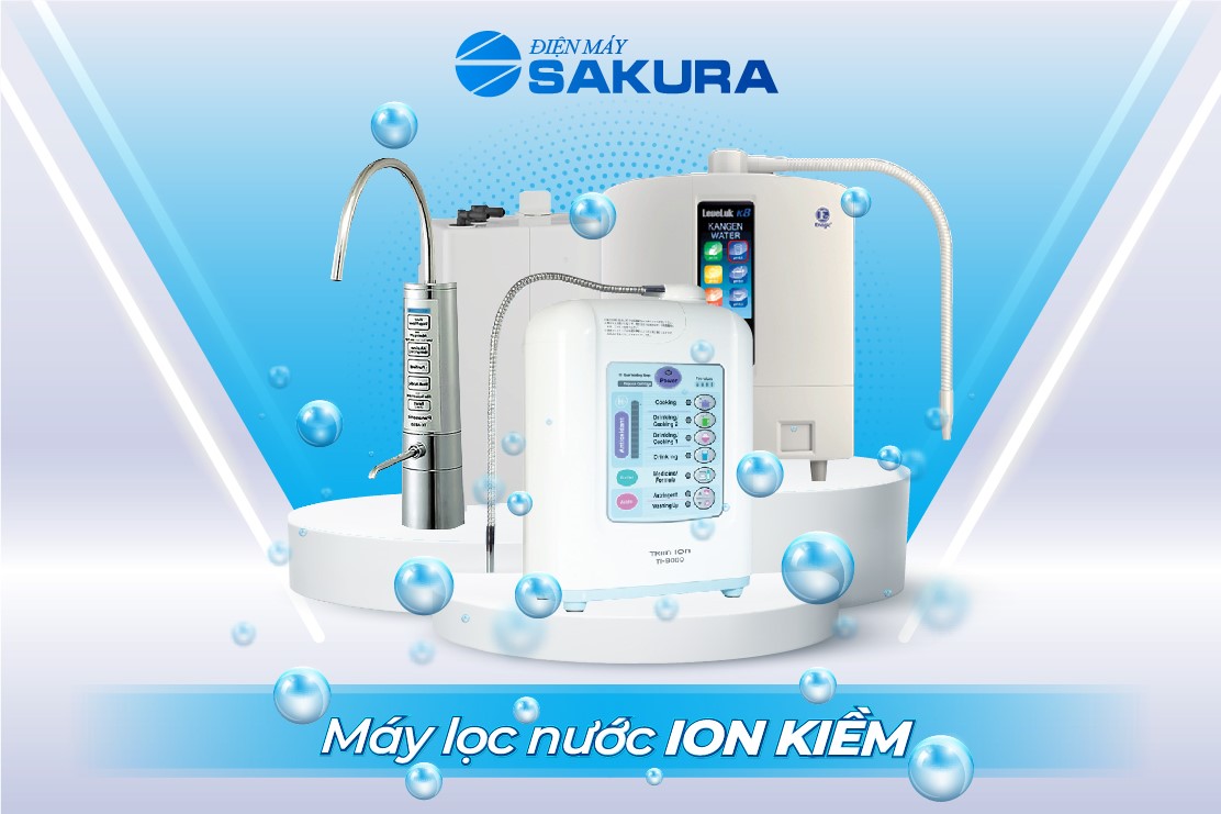 Máy lọc nước ion kiềm - Bí quyết sống khỏe của người Nhật Bản