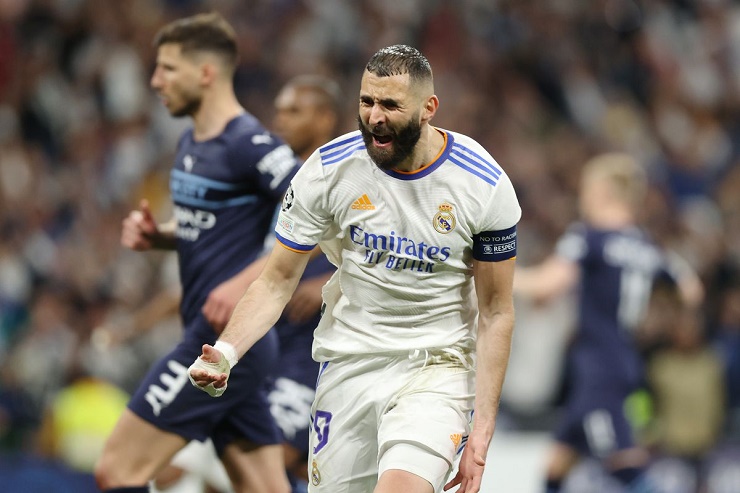 Benzema ấn định màn ngược dòng không tưởng của Real Madrid trước Man City