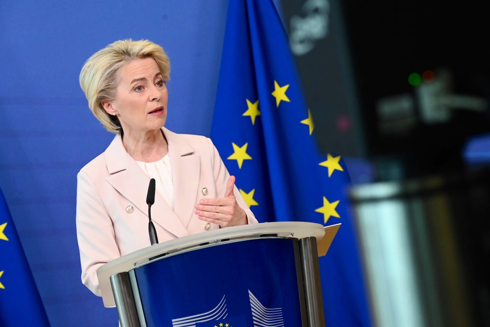 Chủ tịch Ủy ban châu Âu Ursula von der Leyen.