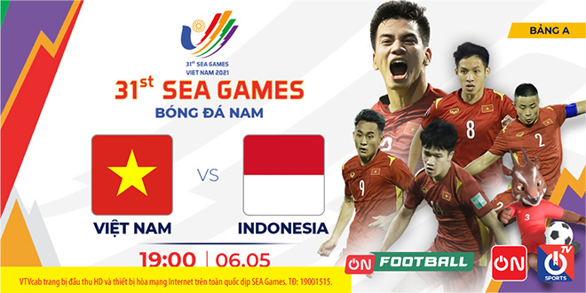 U23 Việt Nam nối tiếp giấc mơ Vàng, SEA GAMES 31 trọn vẹn trên VTVcab - 2