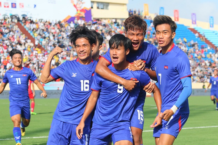 U23 Campuchia thắng đậm&nbsp;U23 Lào