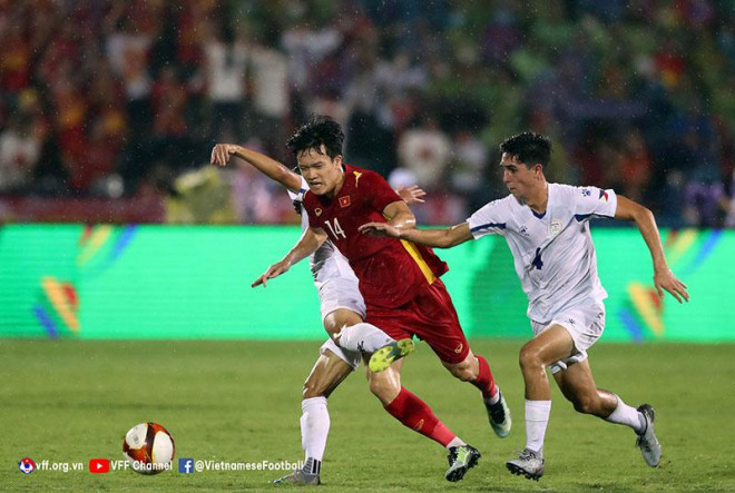 U23 Việt Nam bị U23 Philippines cầm hoà. Ảnh: VFF.