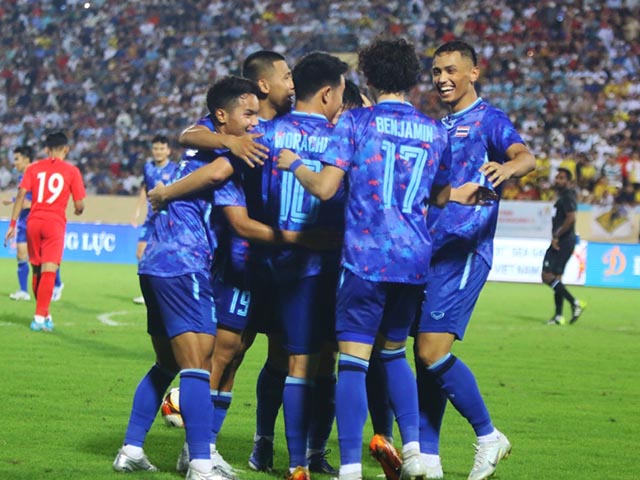 U23 Thái Lan thắng 5-0, bứt phá thế nào trên bảng xếp hạng SEA Games?