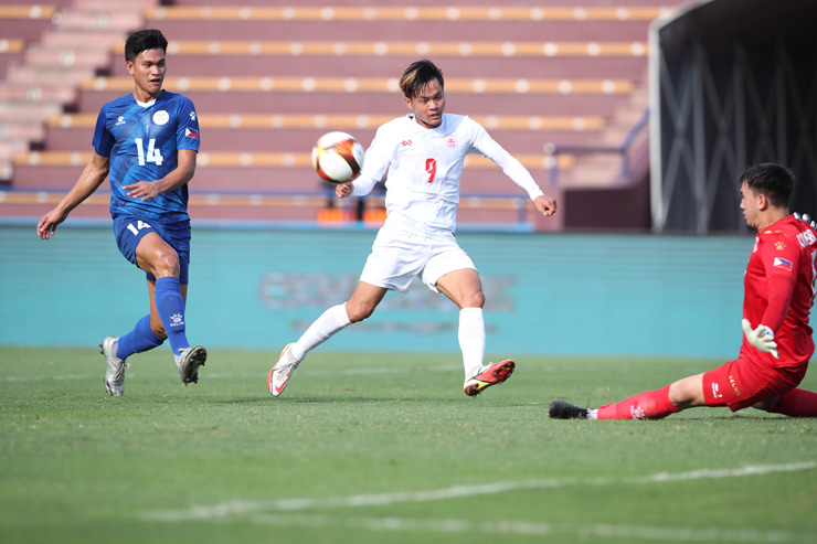 Trực tiếp bóng đá U23 Myanmar - U23 Philippines: Nỗ lực không thành (SEA Games 31) (Hết giờ) - 2