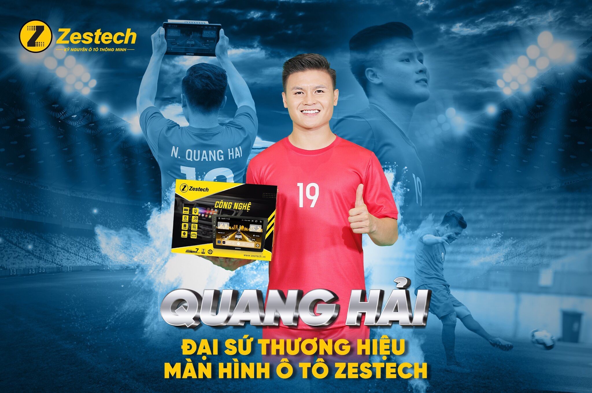 Zestech chính thức công bố cầu thủ Quang Hải là đại sứ thương hiệu 2022