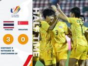 Bóng đá - Video bóng đá ĐT nữ Thái Lan - ĐT nữ Singapore: Choáng váng phủ đầu, 3 bàn cách biệt (SEA Games 31)