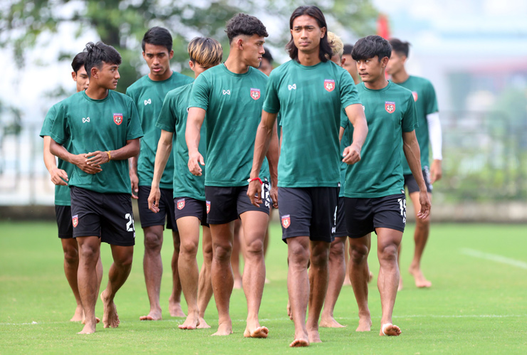 Cầu thủ U23 Myanmar tràn đầy tự tin trước cuộc so tài với U23 Việt Nam, tranh vé vào bán kết bóng đá nam SEA Games 31.