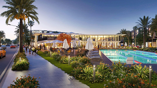 Tiện nghi tại phân khu Diamond Sports.