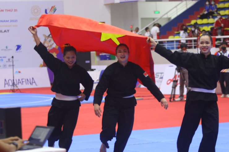 3 VĐV mang HCV đầu tiên cho Pencak Silat Việt Nam