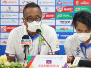 Bóng đá - Họp báo U23 Campuchia - U23 Singapore: HLV Hirose trách học trò bỏ lỡ nhiều cơ hội