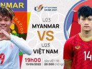 Bóng đá - Tương quan trận đấu U23 Myanmar - U23 Việt Nam: Quyết chiến ngôi đầu