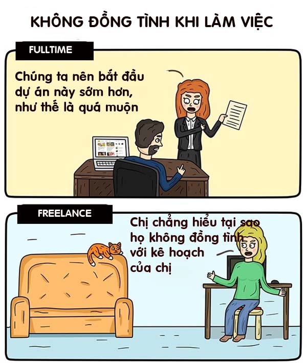 15 sự khác biệt thú vị giữa công việc fulltime và freelance - 12