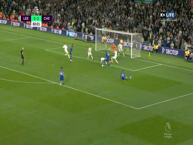 Video bóng đá Leeds - Chelsea: Thẻ đỏ tai hại, 3 đòn choáng váng (Vòng 33 Ngoại hạng Anh)