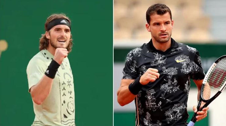 Stefanos Tsitsipas phải cứu 2 match point trước khi đánh bại Grigor Dimitrov để có vé đi tiếp vào vòng 3 Rome Masters năm nay