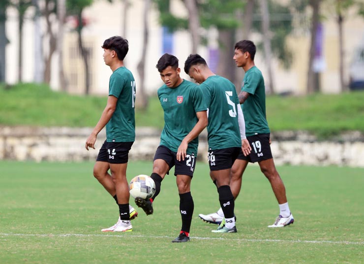 U23 Myanmar đang bắt đầu cảm nhận độ dày trong lịch thi đấu ảnh hưởng tới thể lực