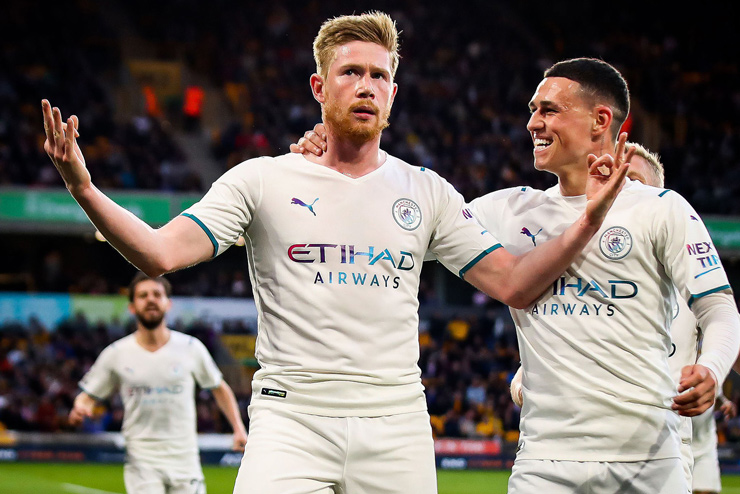 De Bruyne có màn ăn mừng được cho là chào mừng Haaland