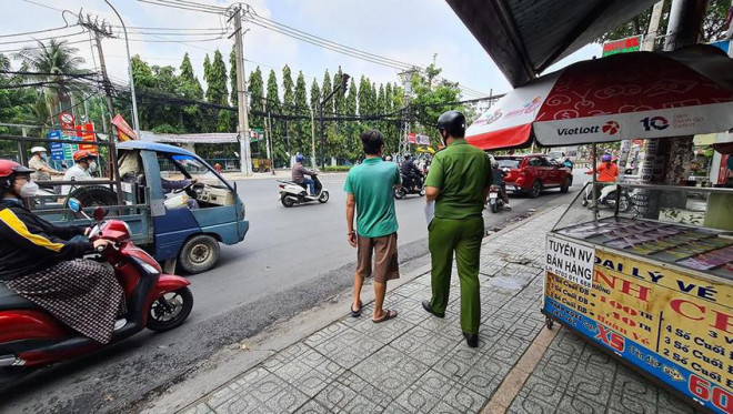 Hiện trường nơi xảy ra vụ việc. Ảnh: GĐCC