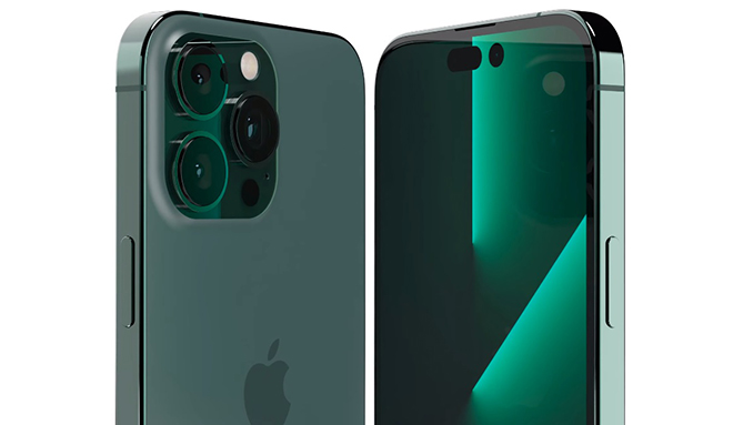 Ảnh concept iPhone 14 Pro - dự kiến ra mắt vào cuối năm nay.