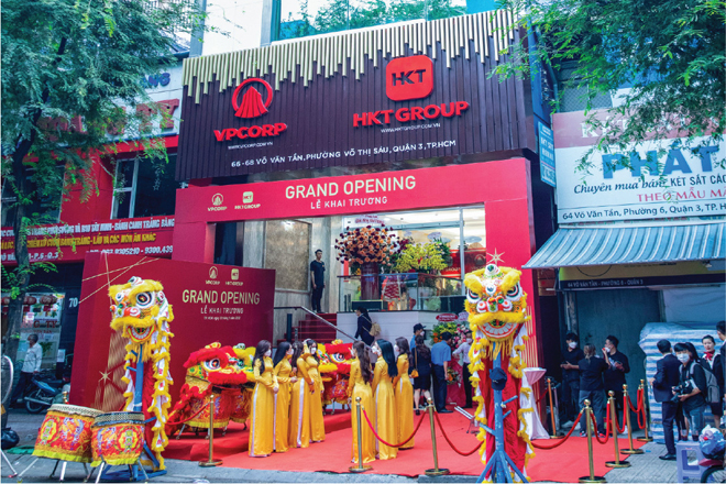 Toàn cảnh Lễ khai trương VPCORP và HKT GROUP sáng 12/5 tại trụ sở 66 – 68 Võ Văn Tần, Quận 3, TP.HCM