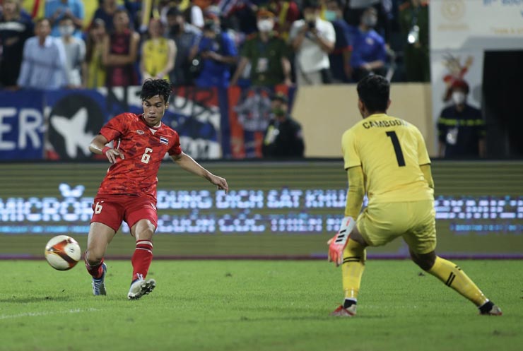 Trực tiếp bóng đá U23 Campuchia - U23 Thái Lan: Bàn thứ năm đến dễ dàng (Hết giờ) - 7