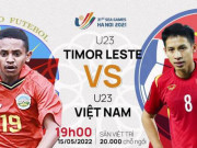 Bóng đá - Tương quan trận đấu U23 Timor Leste - U23 Việt Nam