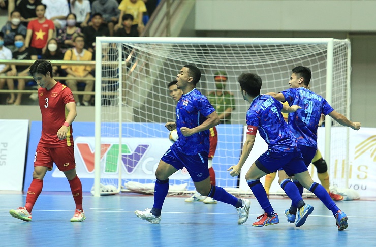 Futsal Việt Nam không thể gây bất ngờ trước Thái Lan