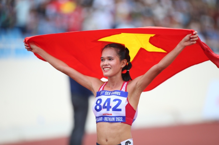 Đội tuyển điền kinh Việt Nam&nbsp;giành tới 22/47 HCV ở SEA Games 31&nbsp;