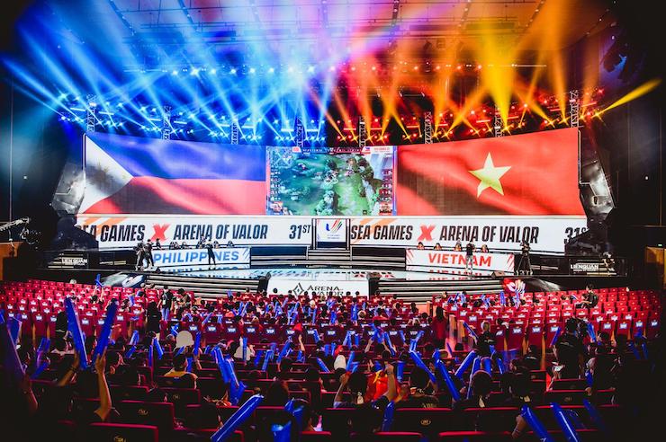 Sân khấu đẳng cấp nhất lịch sử bộ môn eSports tại các kỳ SEA Games.