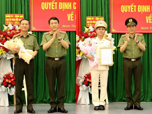 Khánh Hòa và Ninh Thuận có tân Giám đốc Công an tỉnh
