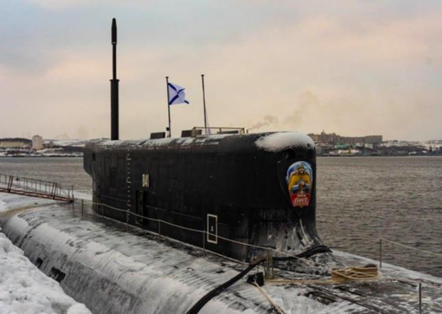 Knyaz Oleg là tàu ngầm hạt nhân mang tên lửa đạn đạo. (Ảnh: Wikipedia)