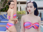 Bạn trẻ - Cuộc sống - Nữ sinh Kinh tế khoe dáng đẹp nõn nà với bikini màu sắc