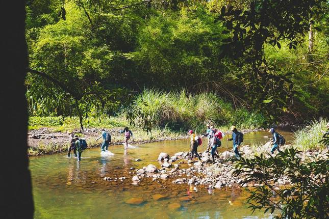 Cung đường trekking Bù Gia Mập tại Bình Phước mà các bạn trẻ trải nghiệm. (Ảnh: Nguyễn Ngân)