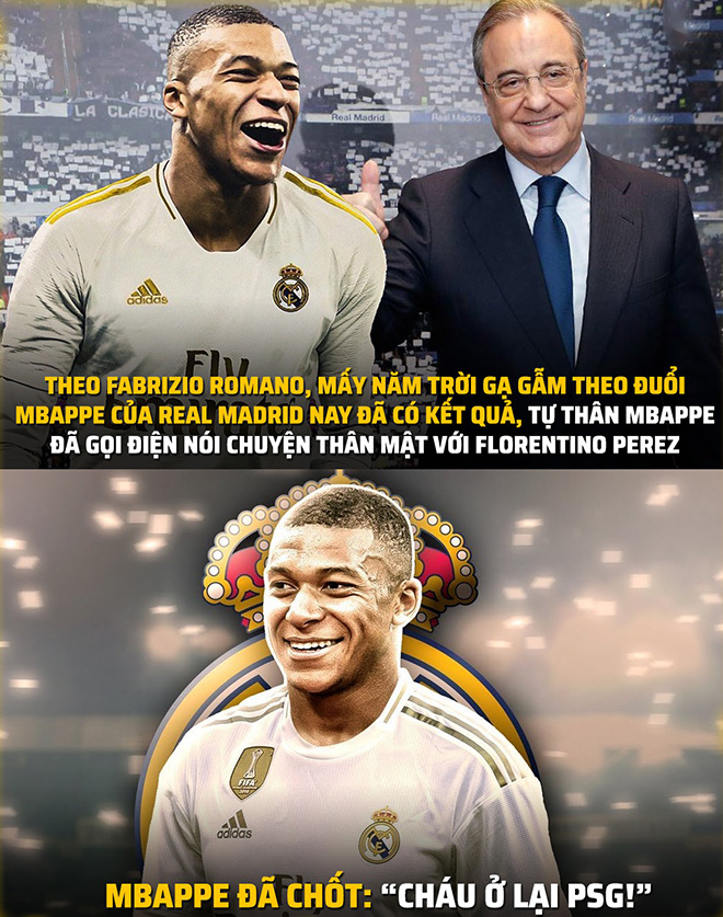 Mbappe bất ngờ "quay xe" khiến Perez tức "nổ đom đóm".